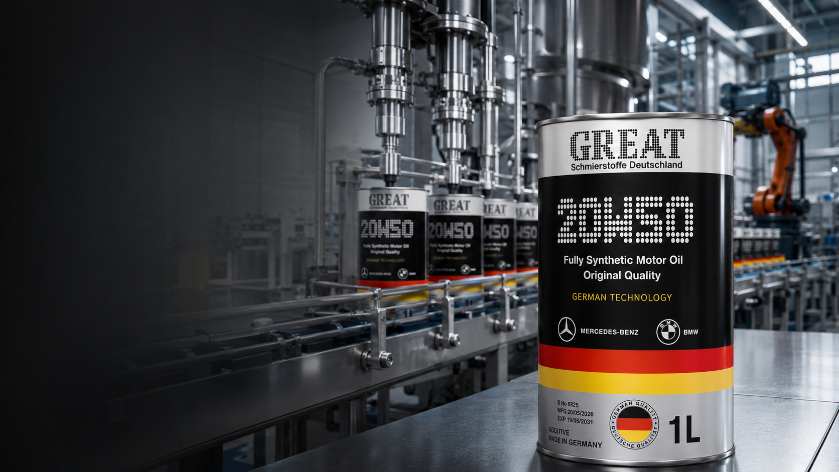 GREAT 20W50 production line